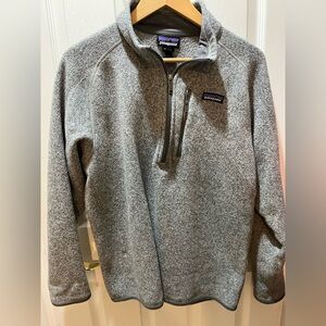 Men’s Heather Gray Patagonia Pullover Large